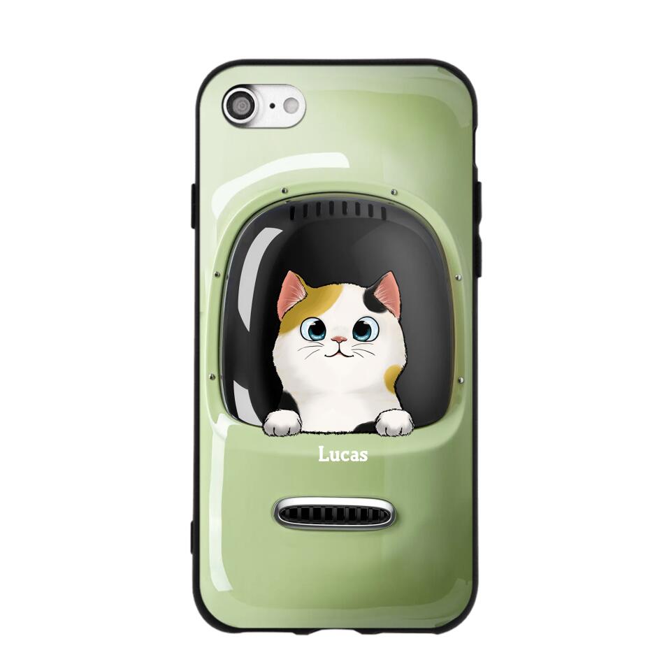 Personalized Space Cat Backpack Phone Case Printed 22AUG-MA30