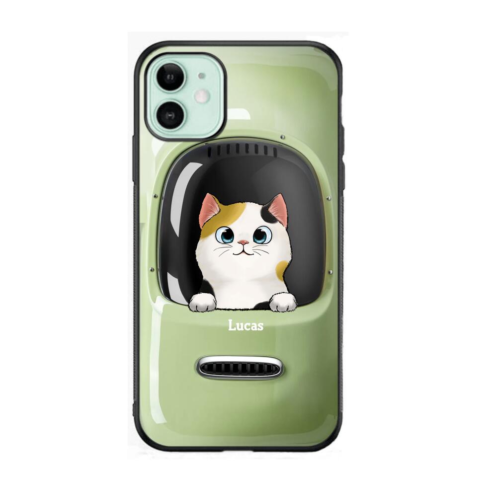 Personalized Space Cat Backpack Phone Case Printed 22AUG-MA30