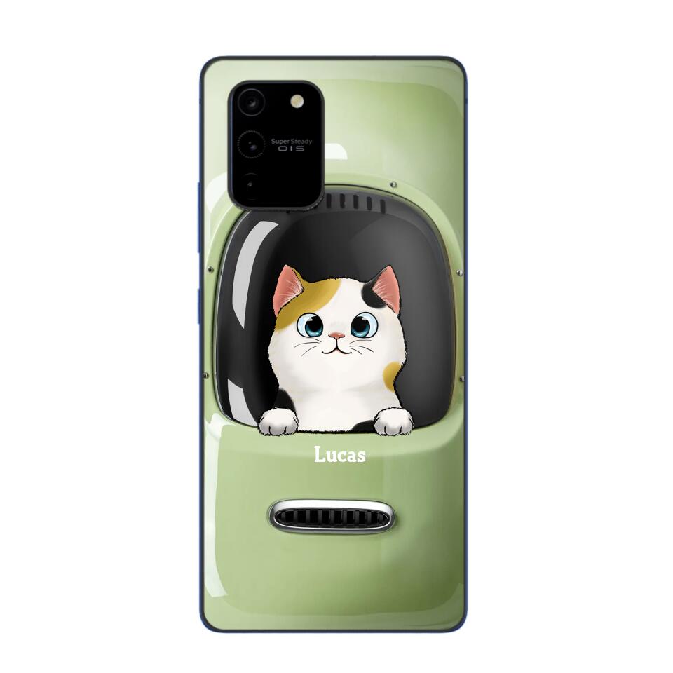 Personalized Space Cat Backpack Phone Case Printed 22AUG-MA30