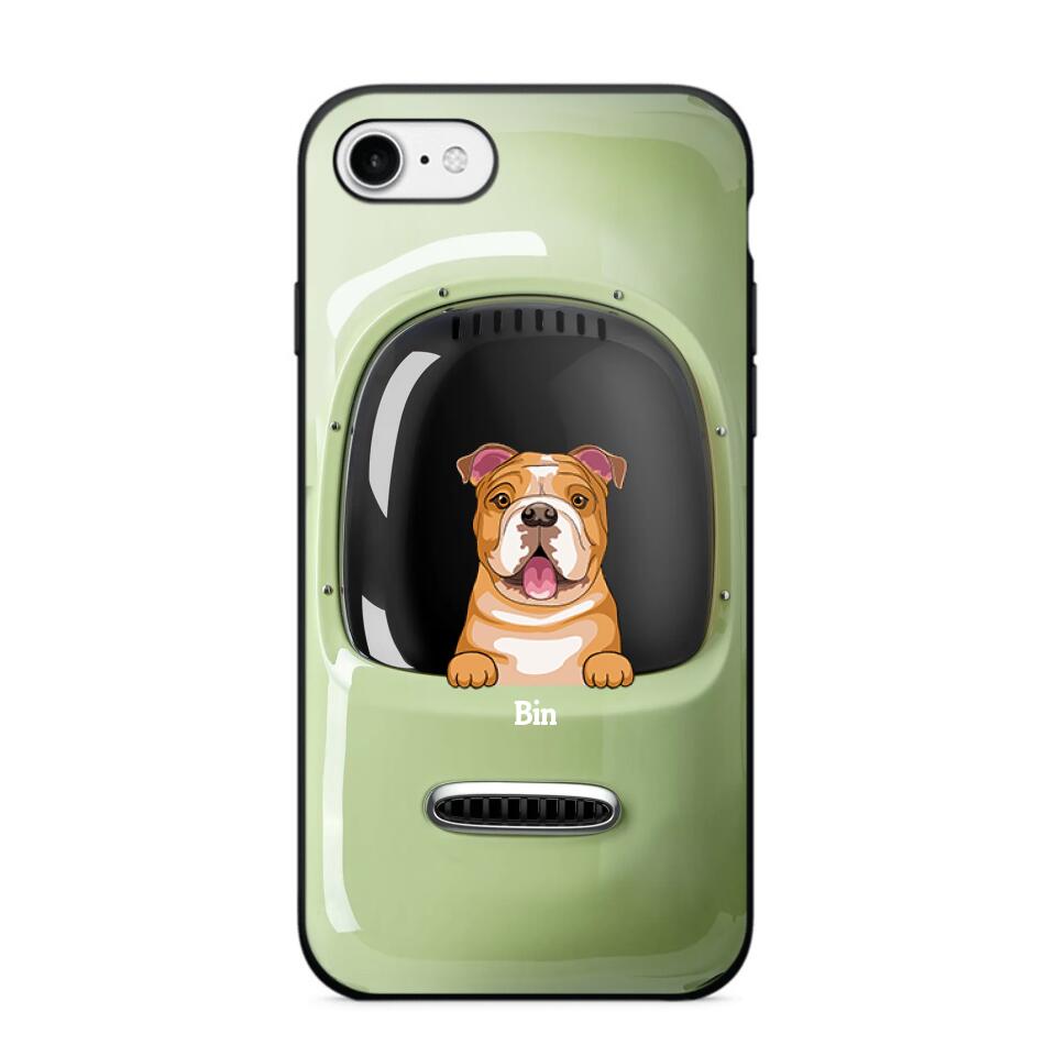 Personalized Space Dog Backpack Phone Case Printed 22AUG-MA30