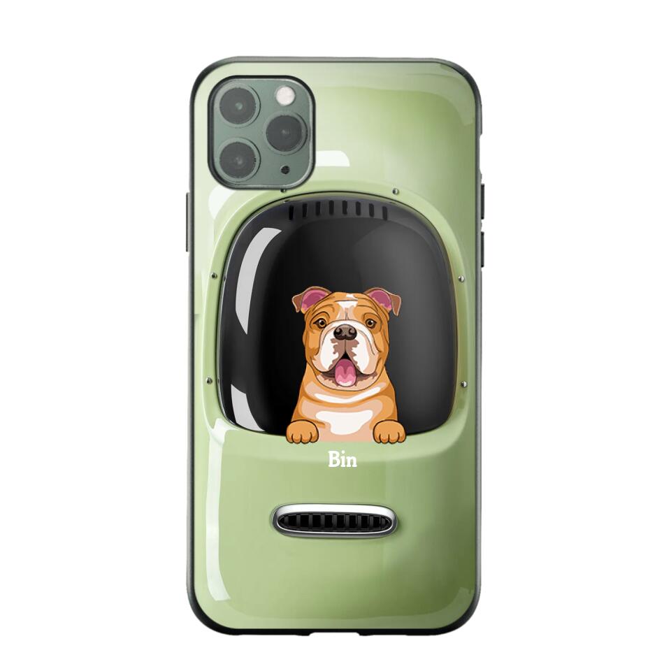 Personalized Space Dog Backpack Phone Case Printed 22AUG-MA30