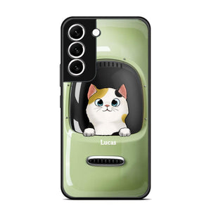 Personalized Space Cat Backpack Phone Case Printed 22AUG-MA30