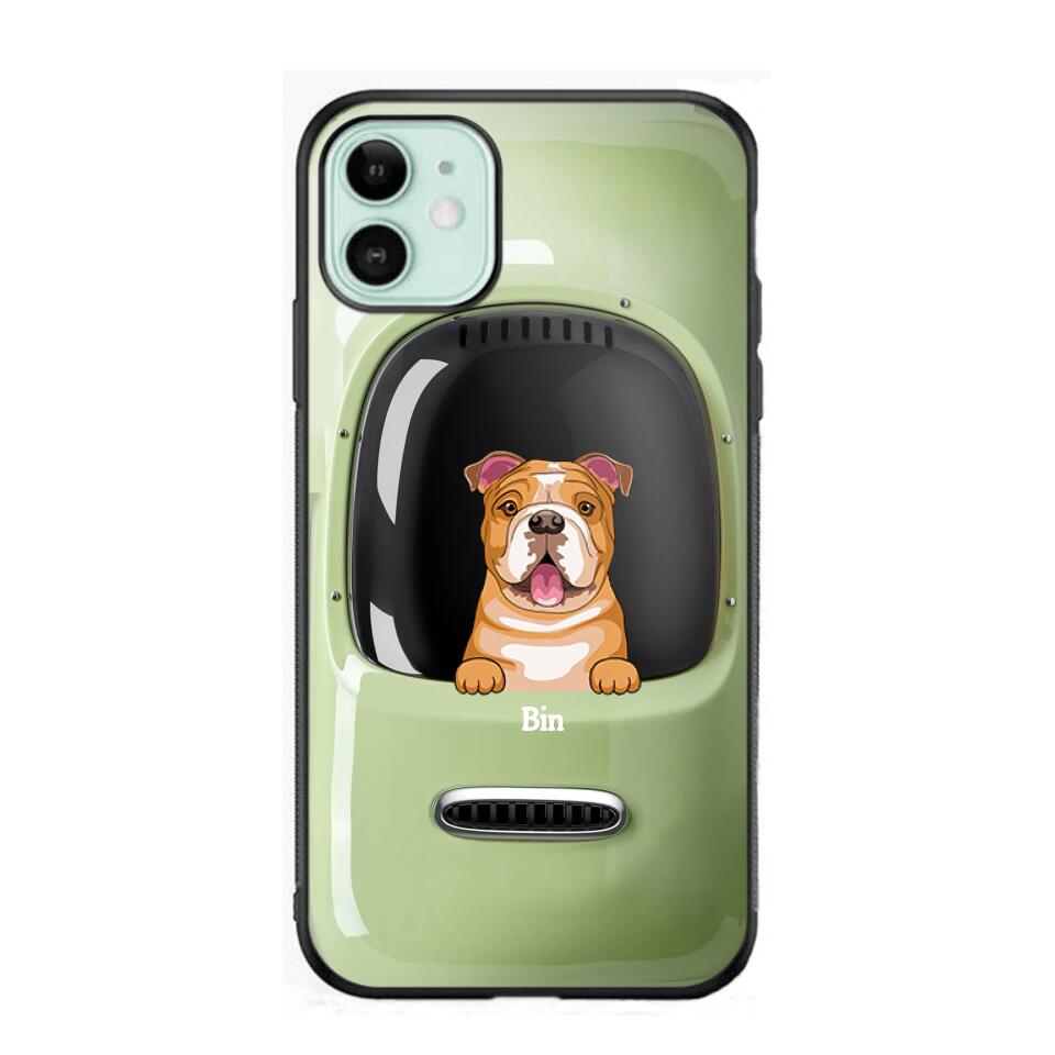 Personalized Space Dog Backpack Phone Case Printed 22AUG-MA30