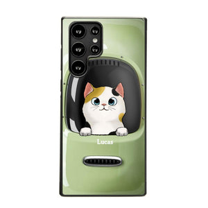 Personalized Space Cat Backpack Phone Case Printed 22AUG-MA30