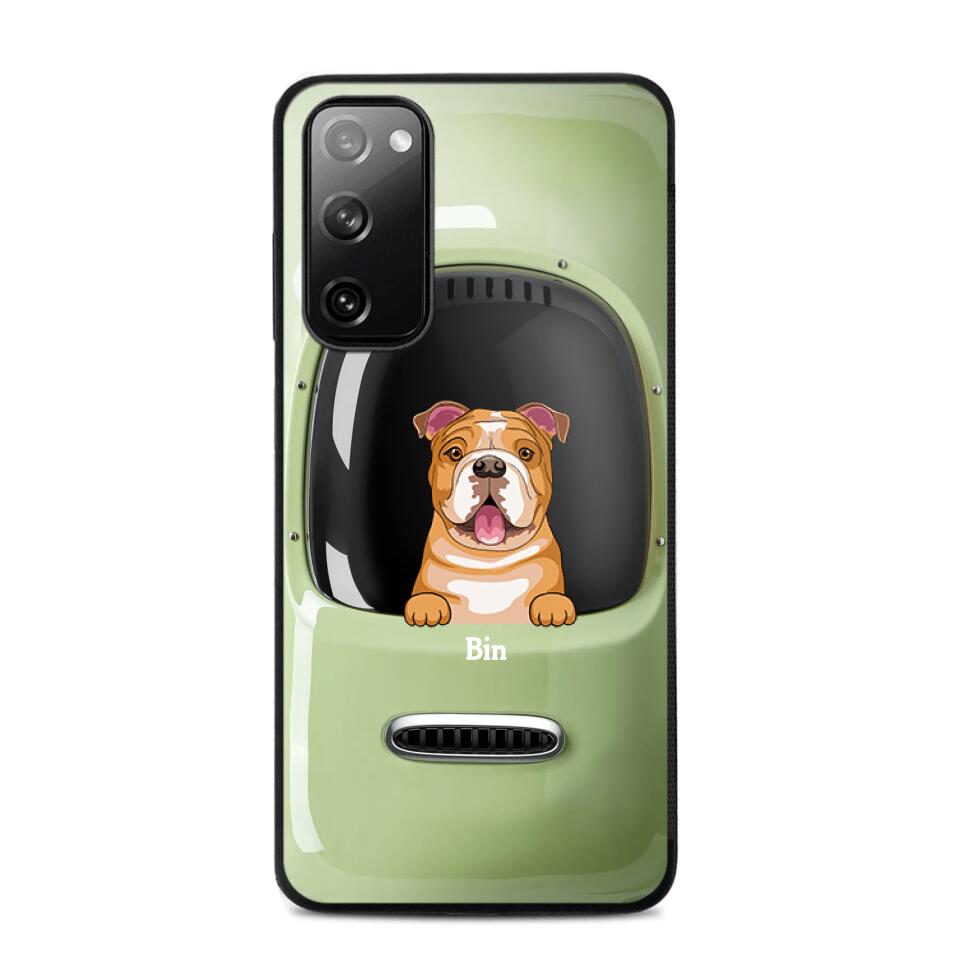 Personalized Space Dog Backpack Phone Case Printed 22AUG-MA30