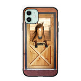 Personalized Horse Door Phone Case Printed 22AUG-MA30