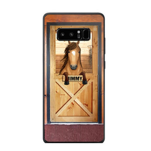 Personalized Horse Door Phone Case Printed 22AUG-MA30