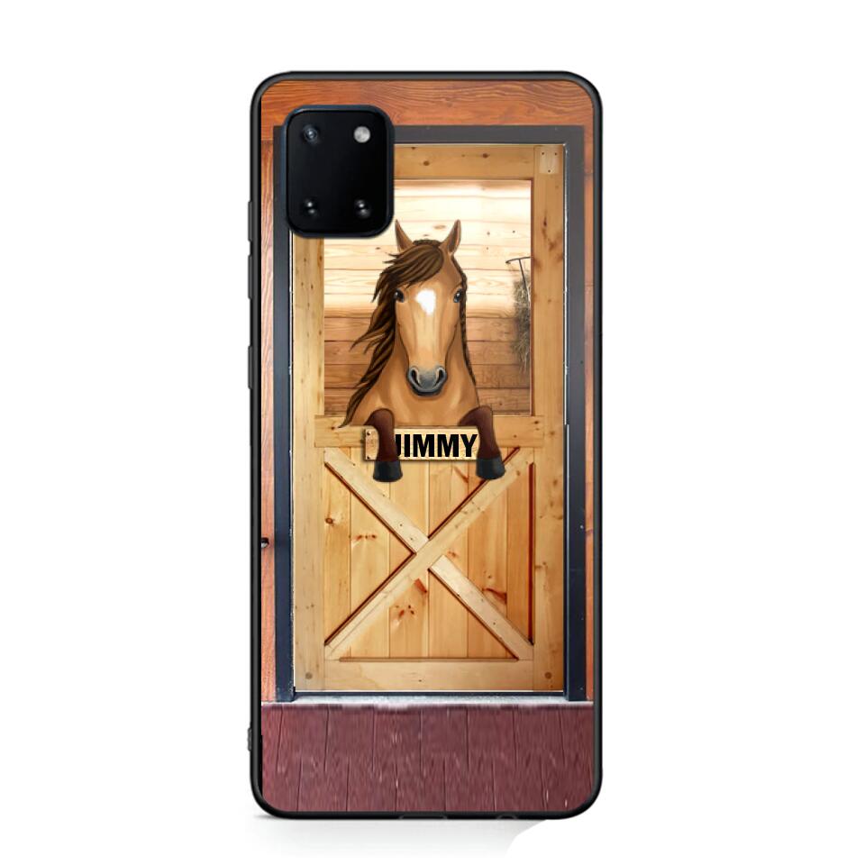 Personalized Horse Door Phone Case Printed 22AUG-MA30