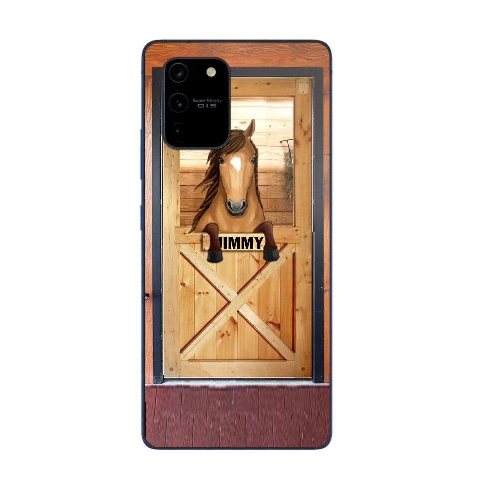 Personalized Horse Door Phone Case Printed 22AUG-MA30