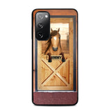 Personalized Horse Door Phone Case Printed 22AUG-MA30