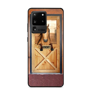 Personalized Horse Door Phone Case Printed 22AUG-MA30