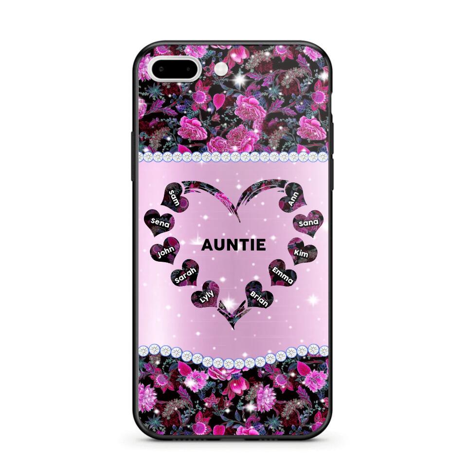 Personalized Heart Sparkling Kid Phone Case Printed NQMA3108