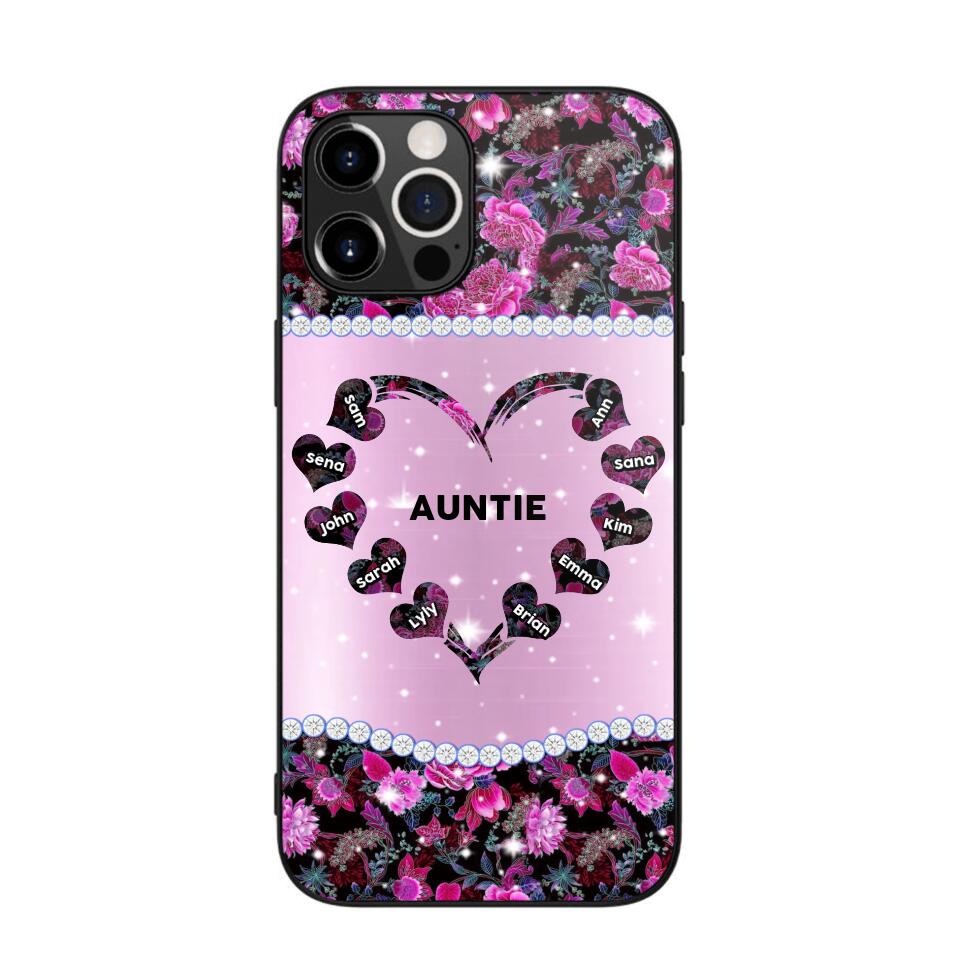 Personalized Heart Sparkling Kid Phone Case Printed NQMA3108