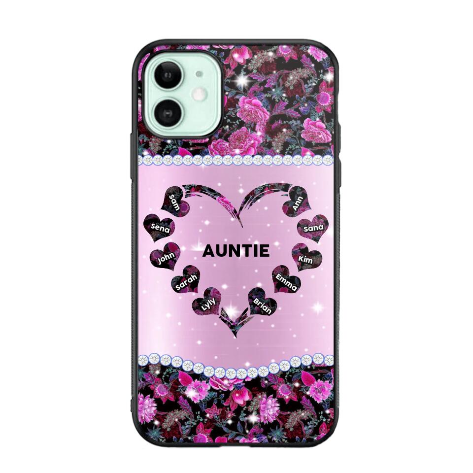 Personalized Heart Sparkling Kid Phone Case Printed NQMA3108