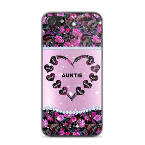 Personalized Heart Sparkling Kid Phone Case Printed NQMA3108