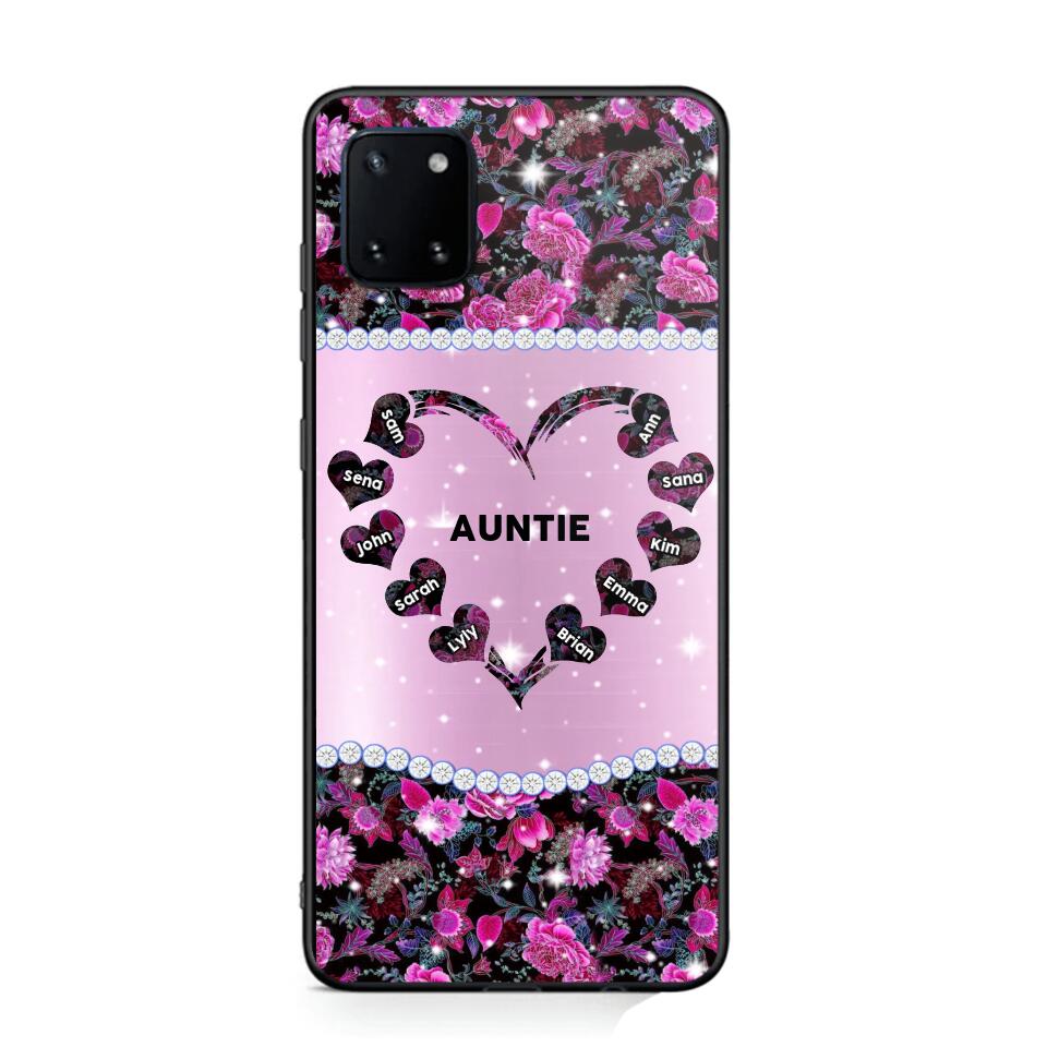 Personalized Heart Sparkling Kid Phone Case Printed NQMA3108