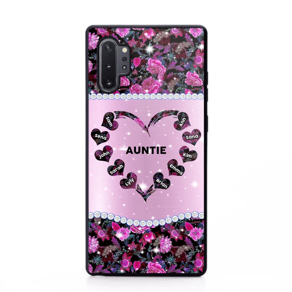 Personalized Heart Sparkling Kid Phone Case Printed NQMA3108