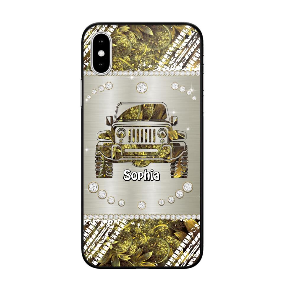 Personalized Jeep Sparkling Phone Case Printed NQVQ3108