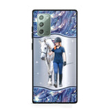 Personalized Horse Lover Colorful Sparkling Case Printed 22AUG-HY31