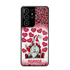 Personalized Grandma Danish Flag Gnome Art Phone Case Printed 22SEP-DT05