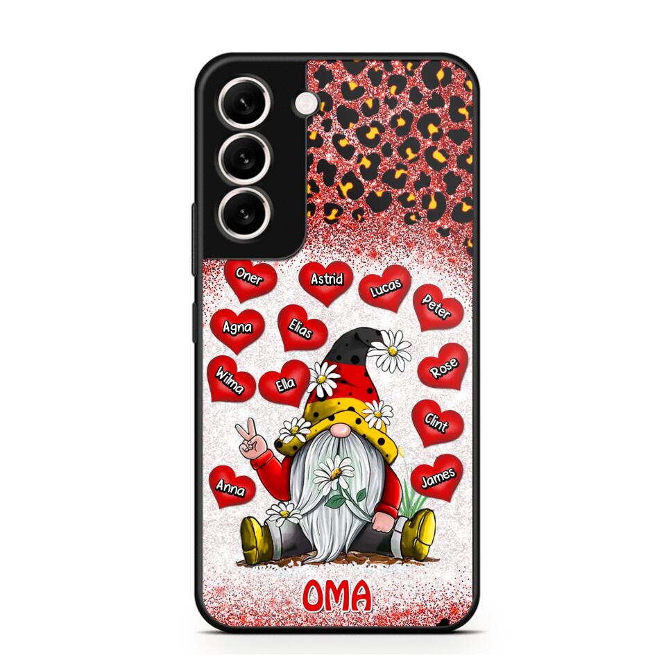 Personalized Grandma German Flag Gnome Art Phone Case Printed 22SEP-DT05