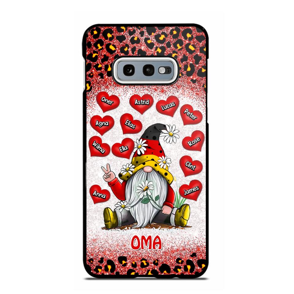 Personalized Grandma German Flag Gnome Art Phone Case Printed 22SEP-DT05