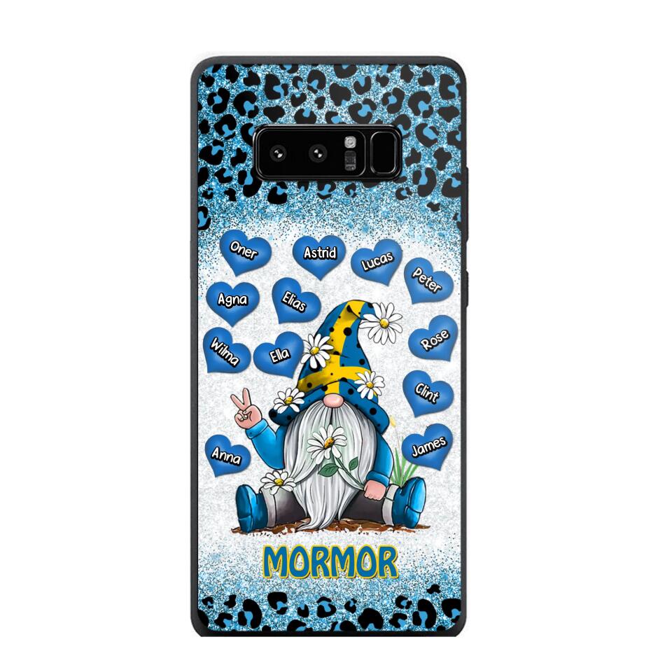 Personalized Grandma Swedish Flag Gnome Art Phone Case Printed 22SEP-DT05