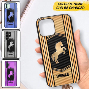 Personalized Horse Color Phone Case Printed NQDT0509