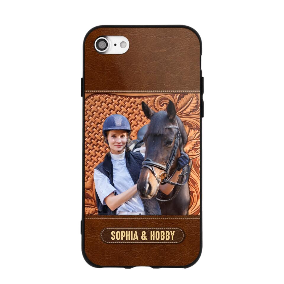 Personalized Image Girl Love Horse Phone Case Printed 22SEP-DT05