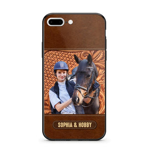 Personalized Image Girl Love Horse Phone Case Printed 22SEP-DT05