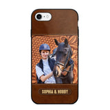 Personalized Image Girl Love Horse Phone Case Printed 22SEP-DT05