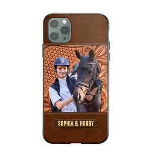 Personalized Image Girl Love Horse Phone Case Printed 22SEP-DT05