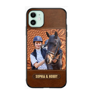 Personalized Image Girl Love Horse Phone Case Printed 22SEP-DT05