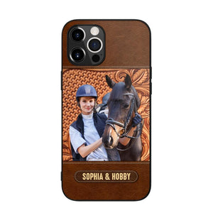 Personalized Image Girl Love Horse Phone Case Printed 22SEP-DT05