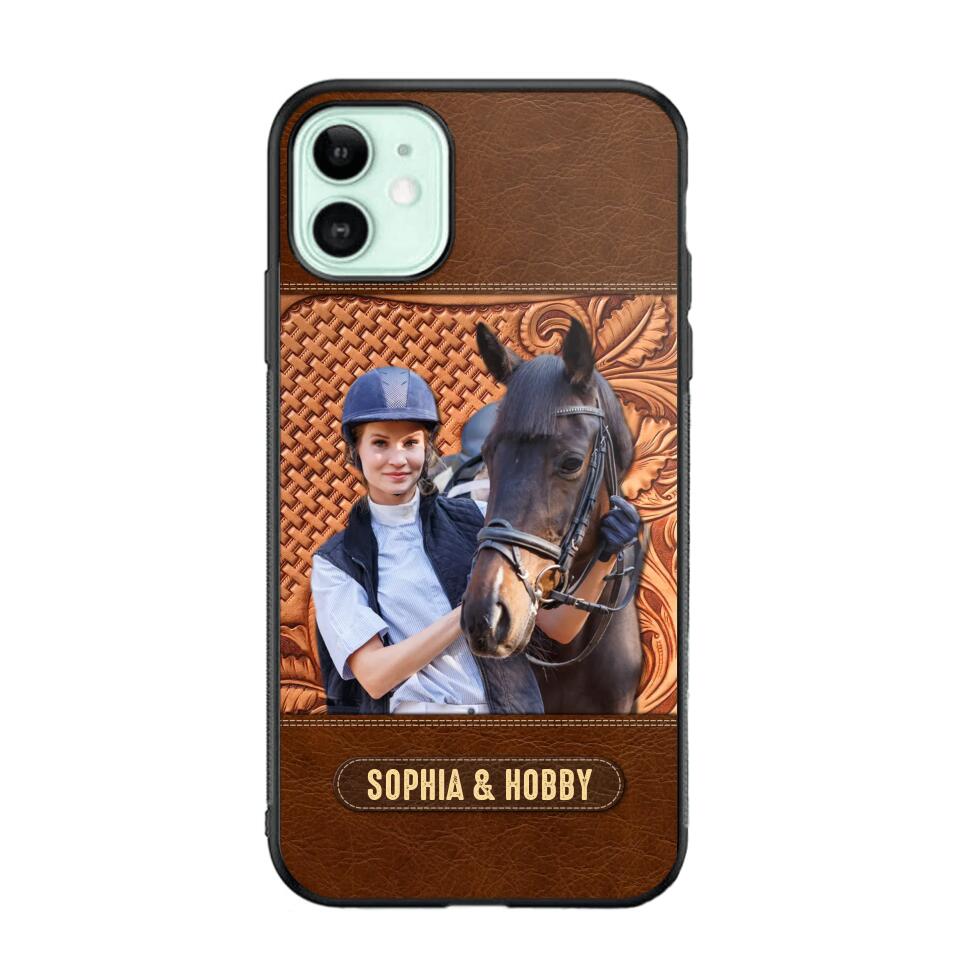 Personalized Image Girl Love Horse Phone Case Printed 22SEP-DT05