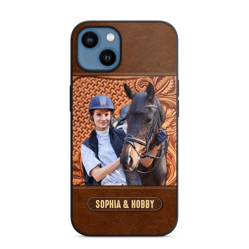 Personalized Image Girl Love Horse Phone Case Printed 22SEP-DT05