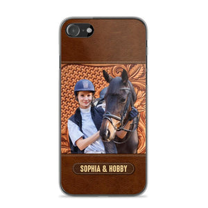 Personalized Image Girl Love Horse Phone Case Printed 22SEP-DT05