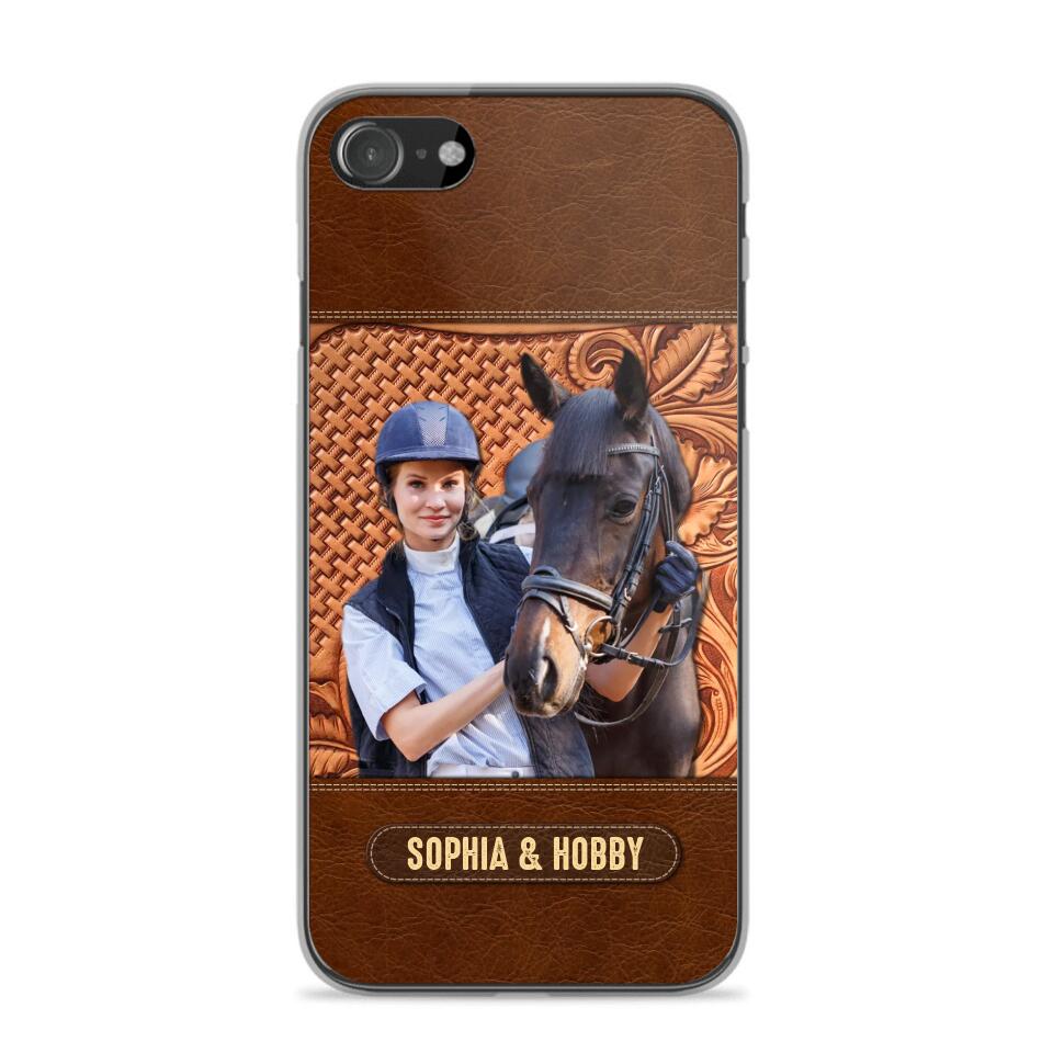 Personalized Image Girl Love Horse Phone Case Printed 22SEP-DT05