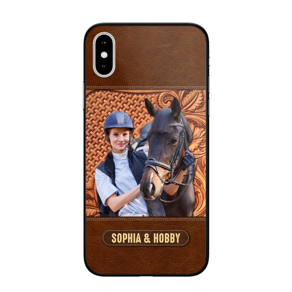 Personalized Image Girl Love Horse Phone Case Printed 22SEP-DT05