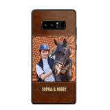 Personalized Image Girl Love Horse Phone Case Printed 22SEP-DT05