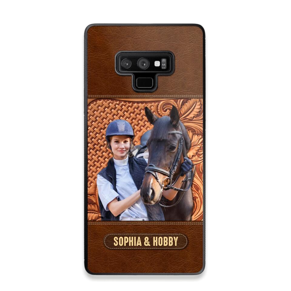 Personalized Image Girl Love Horse Phone Case Printed 22SEP-DT05