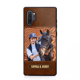 Personalized Image Girl Love Horse Phone Case Printed 22SEP-DT05