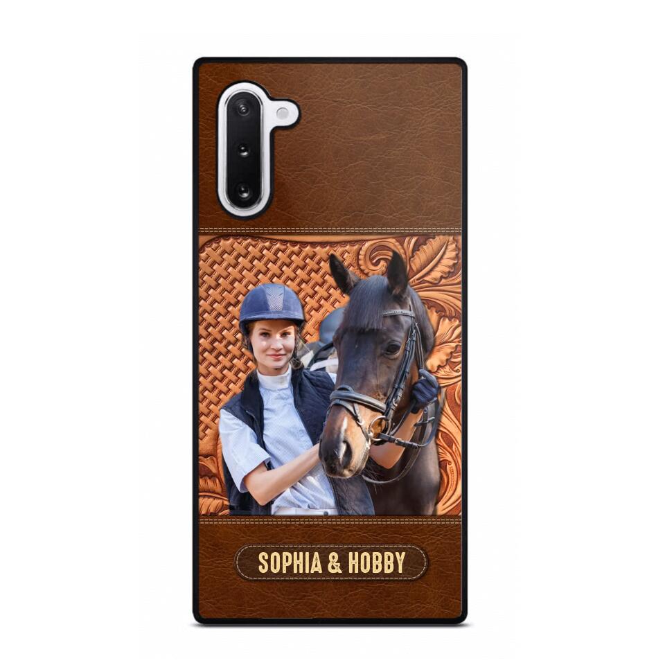 Personalized Image Girl Love Horse Phone Case Printed 22SEP-DT05