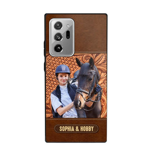 Personalized Image Girl Love Horse Phone Case Printed 22SEP-DT05