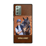 Personalized Image Girl Love Horse Phone Case Printed 22SEP-DT05