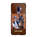 Personalized Image Girl Love Horse Phone Case Printed 22SEP-DT05