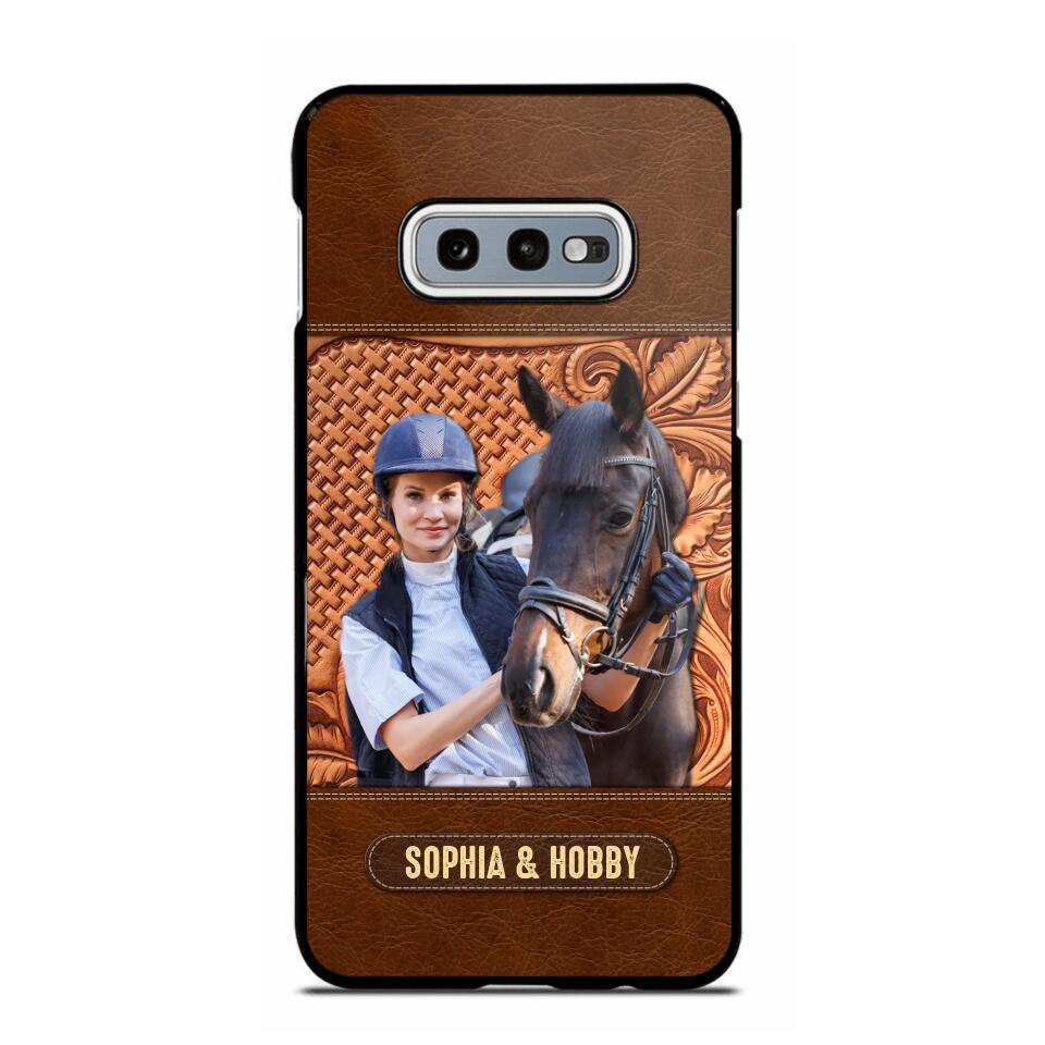 Personalized Image Girl Love Horse Phone Case Printed 22SEP-DT05