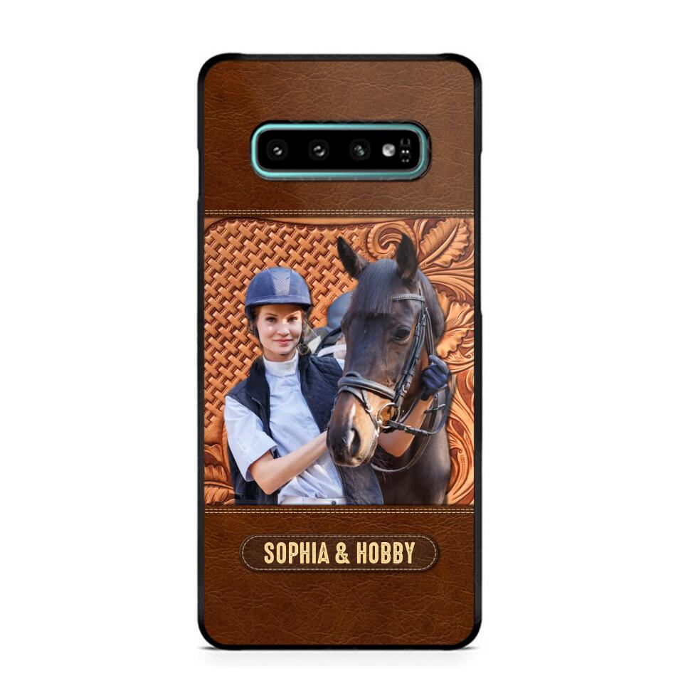 Personalized Image Girl Love Horse Phone Case Printed 22SEP-DT05