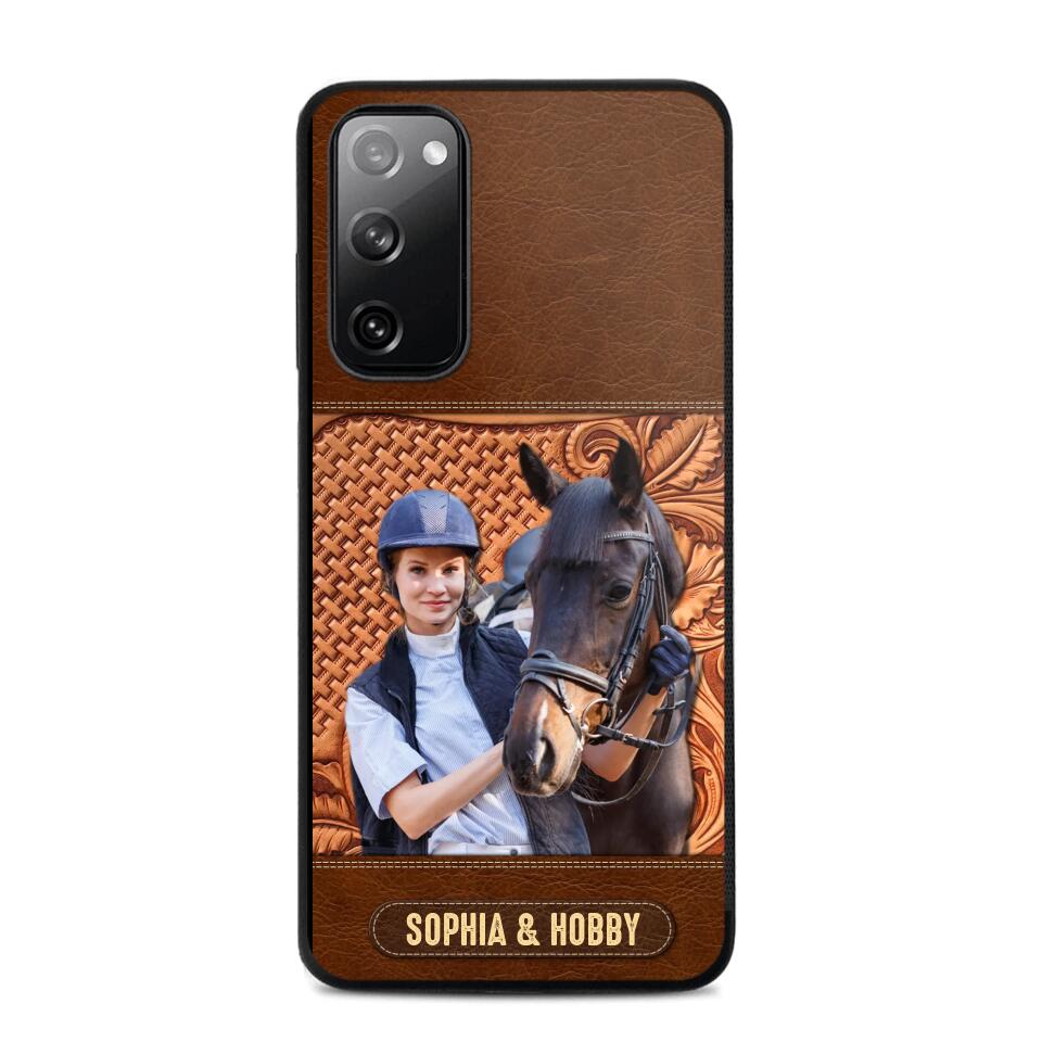 Personalized Image Girl Love Horse Phone Case Printed 22SEP-DT05