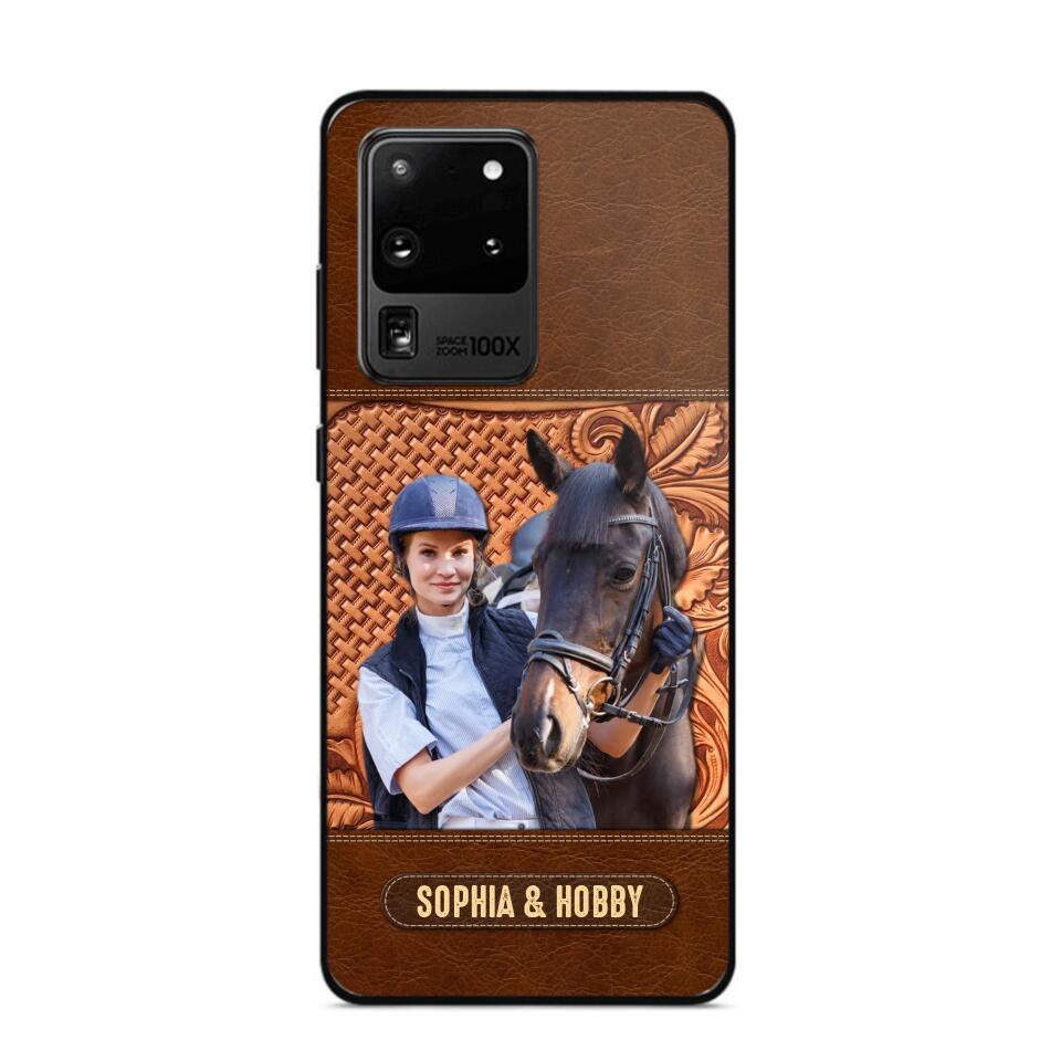 Personalized Image Girl Love Horse Phone Case Printed 22SEP-DT05